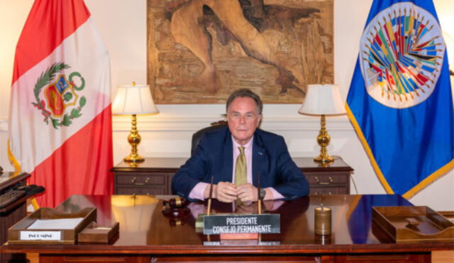 Harold Forsyth fue nombrado como representante permanente de Perú ante la OEA por el Gobierno de Pedro Castillo. Foto: OEA