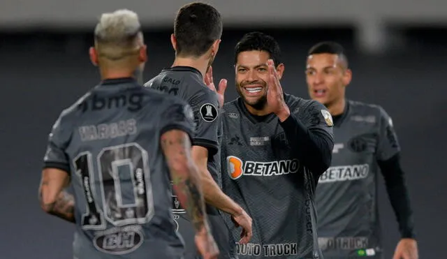 Mineiro terminó jugando con 10 hombres tras la expulsión de 'nacho' Fernández. Foto: Conmebol Libertadores