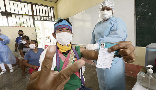 Las vacunas salvan vidas. Las brigadas de salud están trabajando arduamente para inmunizar a todos los peruanos. Urge que lleguen más lotes de vacunas. Foto: difusión