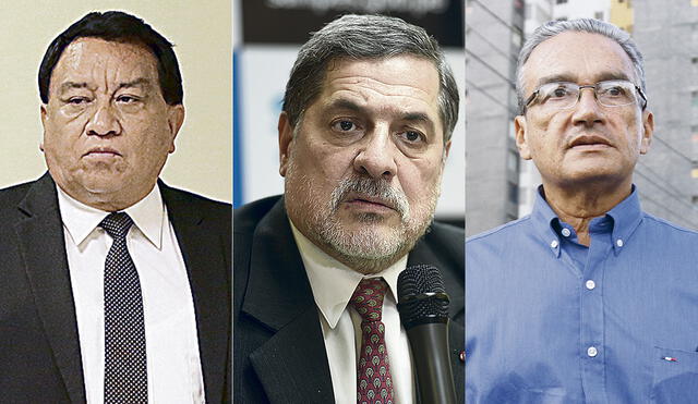 Luna, Bustamante y Aguinaga son parte de los congresistas que han sido cuestionados. Foto: composición La República
