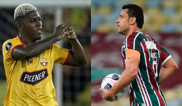 El encuentro Barcelona SC vs. Fluminense se jugará en el Maracaná de Río de Janeiro. Foto: composición/AFP