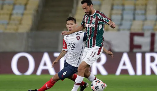 Fluminense clasificó a cuartos tras vencer 3-0 a Cerro Porteño en el global. Foto: AFP