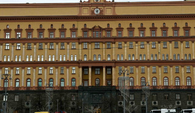 Vista general de la sede del Servicio Federal de Seguridad (FSB), la principal agencia de seguridad de Rusia, en Moscú. Foto: AFP