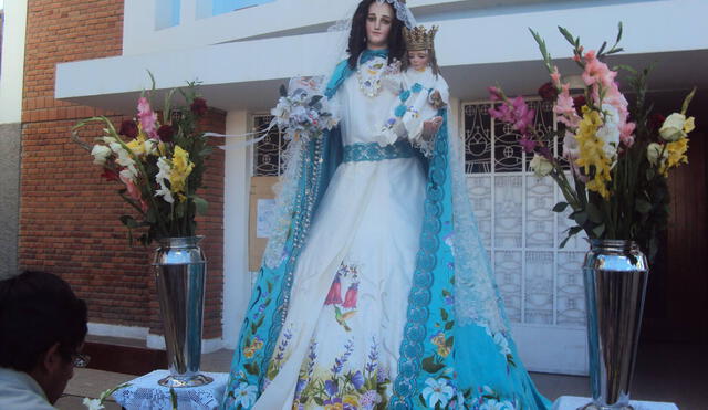 Huamachuco sacará en procesión a la virgen de Alta Gracia. Foto: Facebook / Hermandad Virgen