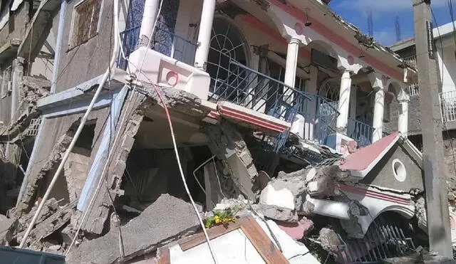 El terremoto en Haití hizo estragos varias edificaciones. Foto: Jose Flécher