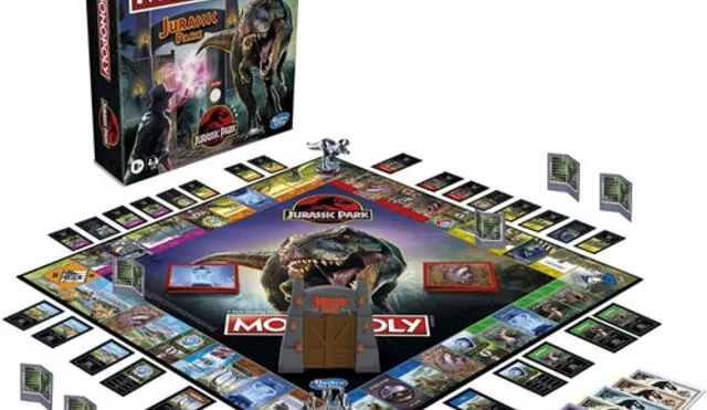 El Monopoly de Jurassic Park es una de las tantas opciones para regalar por el Día del Niño. Foto: difusión.