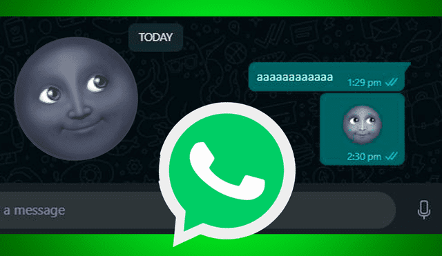 En WhatsApp, esta luna ha causado confusión entre los usuarios. Foto: La República