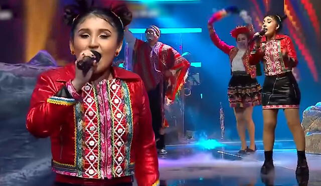 Milena Warthon interpretó una versión en rock de "Valicha" en la edición del 5 de agosto de La voz Perú. Foto: composición LR