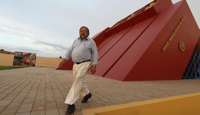 Walter Alva es el descubridor de las Tumbas Reales de Sipán. Foto: Andina.