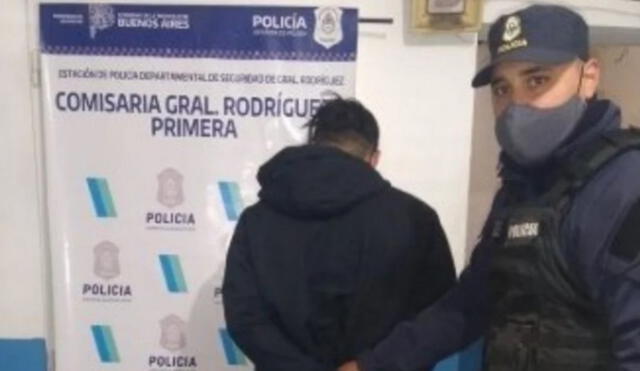 Según voceros policiales, el agresor de 20 años fue detenido poco después a una cuadra del lugar de los hechos. Foto: difusión