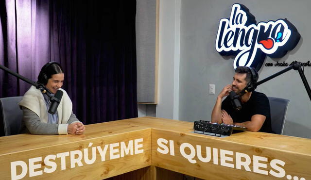 Jesús Alzamora entrevista a personajes famosos en La lengua. Foto: captura de YouTube