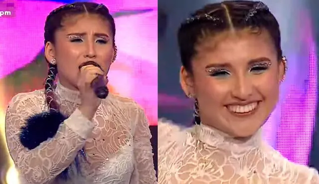 Tras su presentación en el conciertos de eliminación en La voz Perú, Milena Warthon fue salvada por su entrenadora Eva Ayllón. Foto: captura de Latina