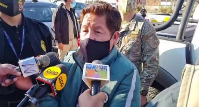 Bellido dio declaraciones a la prensa a su arribo a la ciudad del Cusco este lunes. Foto: captura video
