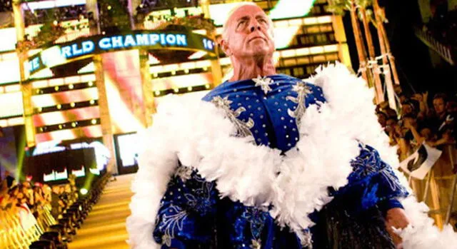 Ric Flair se retiró de la WWE hace algunos días. Foto: WWE
