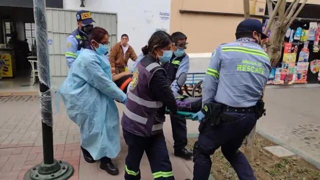 La herida fue llevada al hospital Edgardo Rebagliati debido a su delicado estado de salud. Foto: Municipalidad de Surco