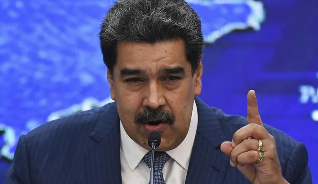 “Estamos preparados para diálogo con el gobierno de EEUU, pero ellos tienen que ceder en su arrogancia, en su odio y en su desprecio”, expresó Nicolás Maduro este lunes 16 de agosto. Foto. AFP
