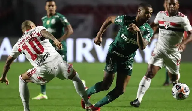 Palmeiras vs. Sao Paulo EN VIVO vía ESPN2 por los cuartos de final de la Copa Libertadores 2021. Fotos: EFE