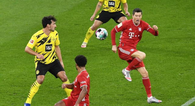 El Borussia Dortmund vs. Bayern Munich se podrá ver desde la 1.30 p. m. (hora peruana). Foto: EFE