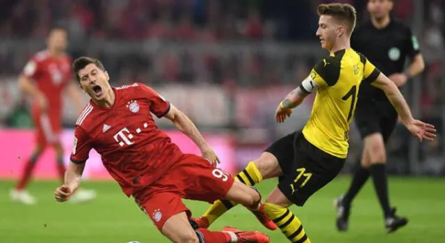 Bayern Munich vs. Borussia Dortmund definirá al campeón de la Supercopa alemana. Foto: AFP