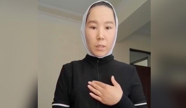 “Les pido a todos a que me ayuden, como mujer afgana y representante de las mujeres afganas” dijo la deportista paralímpica. Foto: captura video de Twitter / TheNationalNews