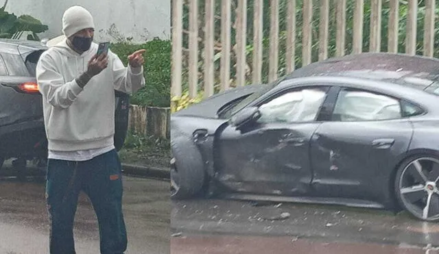 El delantero peruano, quien viene de anotar en la última jornada del Brasileirao, sufrió un accidente automovilístico. Foto: difusión twitter