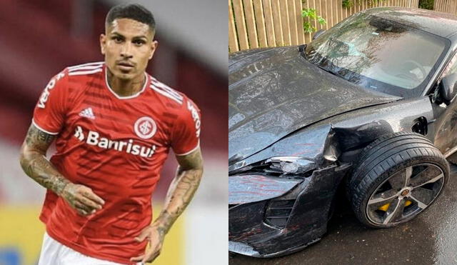 Paolo Guerrero sufrió accidente automovilístico del cual salió ileso. Foto: Difusión