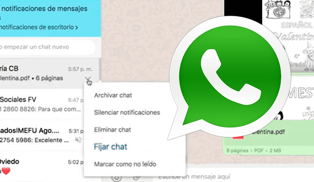Whatsapp Web Descubre Cómo Fijar Chats Ilimitados Desde Tu Pc Tecnología La República 7557