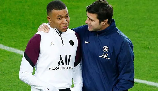 Pochettino señaló que Mbappé se siente contento en el PSG. Foto: EFE