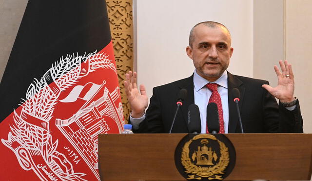 En 2020, Amrullah Saleh se convirtió en vicepresidente de Afganistán. Foto: AFP