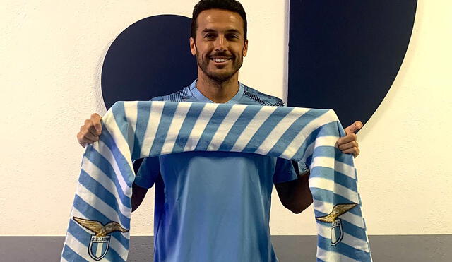 Pedro debutó en el Barcelona en 2007. Foto: Twitter @OfficialSSLazio
