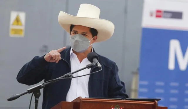 Pedro Castillo instó a la ciudadanía a inmunizarse contra el virus. Foto: La República