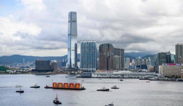 La economía de Hong Kong se caracteriza por ser de libre mercado y enfocada en sector servicios. Foto: AFP