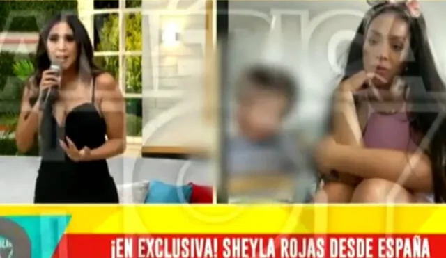 Sheyla Rojas no podrá acompañar a su hijo en la operación. Foto: captura de América TV