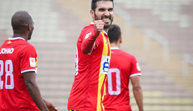 Germán Pacheco de Atlético Grau anotó tres goles en este partido. Foto: FPF