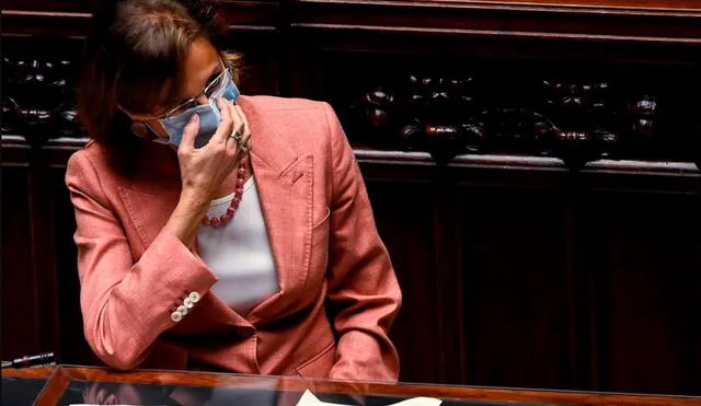 La ministra  italiana de Justicia, Marta Cartabia, firmó la orden de arresto provisional y de extradición de los tres exmilitares chilenos. Foto: EFE