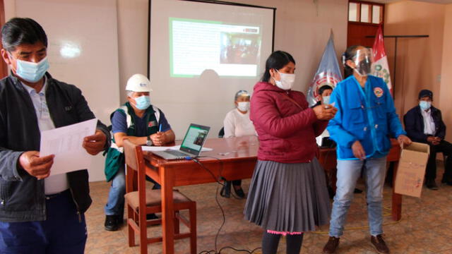 Participan cuatro listas de candidatos al consejo directivo de Junta de Usuarios del río Mashcón en Cajamarca. Foto: ALA Cajamarca