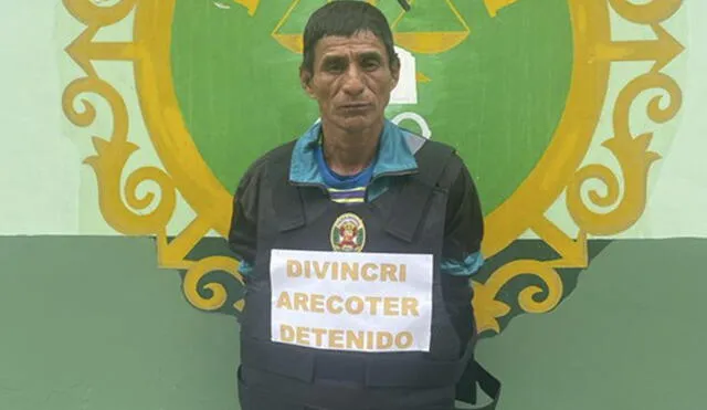 Efectivos de la Divincri Chiclayo lo capturaron con base en la solicitud de la Sala Penal Nacional de Lima. Foto: PNP