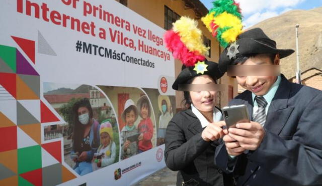 Llegada de internet beneficiará al menos a 120 habitantes de Vilca. Foto: Andina/difusión