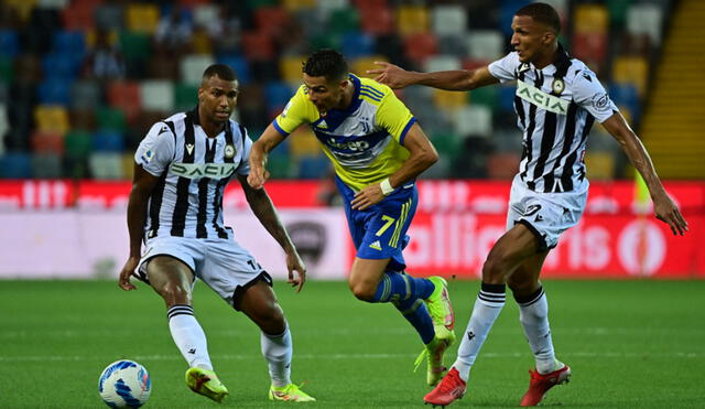 Juventus vs. Udinese se enfrentaron en la primera jornada de la temporada 2021-22 de la Serie A. Foto: AFP