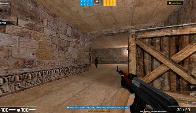 Counter-Strike 1.6 cuenta con una versión para web que permite jugar gratis en los mapas clásicos con gamers de todo el mundo. Foto: My Small World