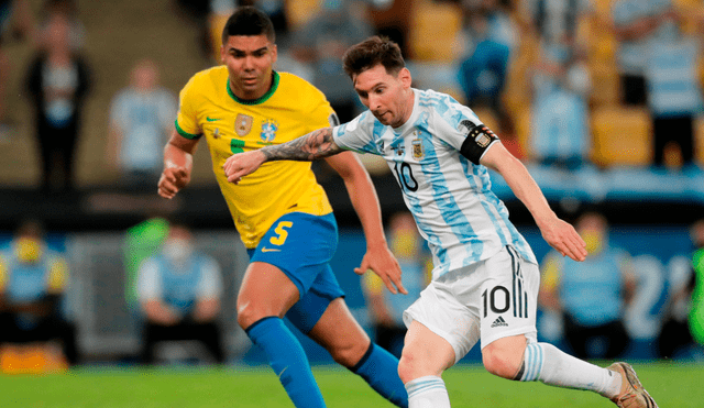 Argentina y Brasil se volverán a ver las caras tas la final de la Copa América. Foto: EFE