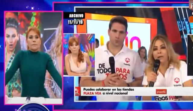 Magaly Medina contó por qué nunca apareció junto a Gisela Valcárcel en la Teletón. Foto: captura ATV