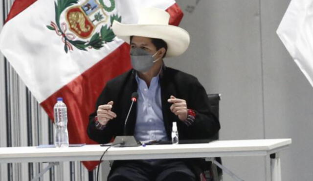 Pedro Castillo se refirió al pedido de confianza el gabinete este jueves 26 en el Congreso. Foto: Marco Cotrina/La República