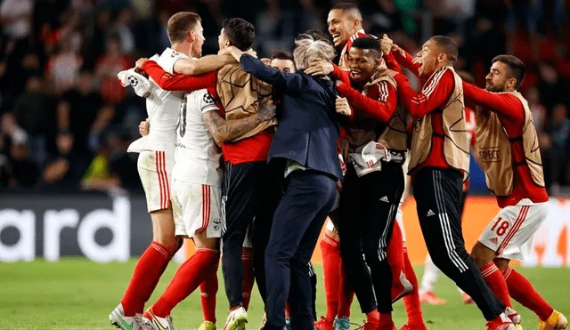 Benfica eliminó al PSV en los playoffs de la Champions League 2021-22. Foto: AFP