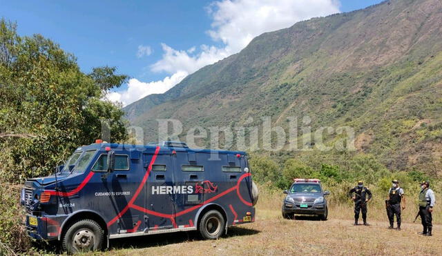 Camión fue abandonado en el sector de Inkatambo. Foto: La República