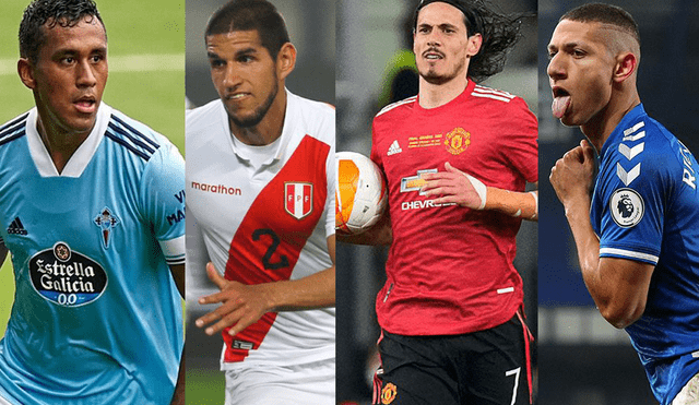 Renato Tapia, Luis Abram, Edinson Cavani y Emerson son algunos de los 22 jugadores que no estarían en la fecha triple de las Eliminatorias Qatar 2022. Foto: difusión