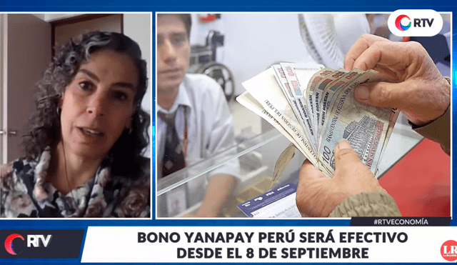 El Bono de 350 soles podrá cobrarse desde el 8 de septiembre para los primeros beneficiaros, según el cronograma. Foto: RTV