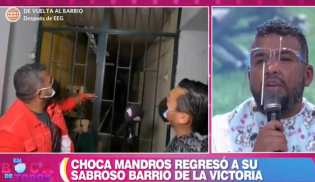 Jaime 'Choca' Mandros contó detalles de su niñez en el programa. Foto: captura de América TV