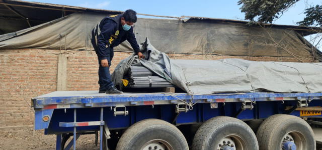 Las especies recuperadas fueron llevadas al Depincri Virú para seguir con las diligencias de ley. Foto: PNP