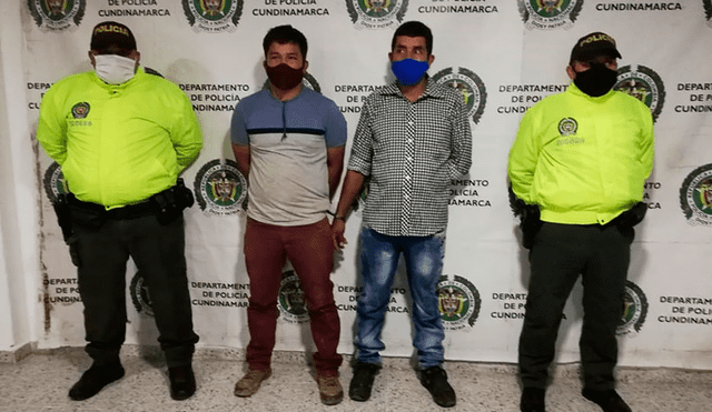 Juan Bernardo Carrillo Gómez y Wilson Orlando Guevara García a 38 años de prisión por feminicidio agravado. Foto: Fiscalía de Colombia